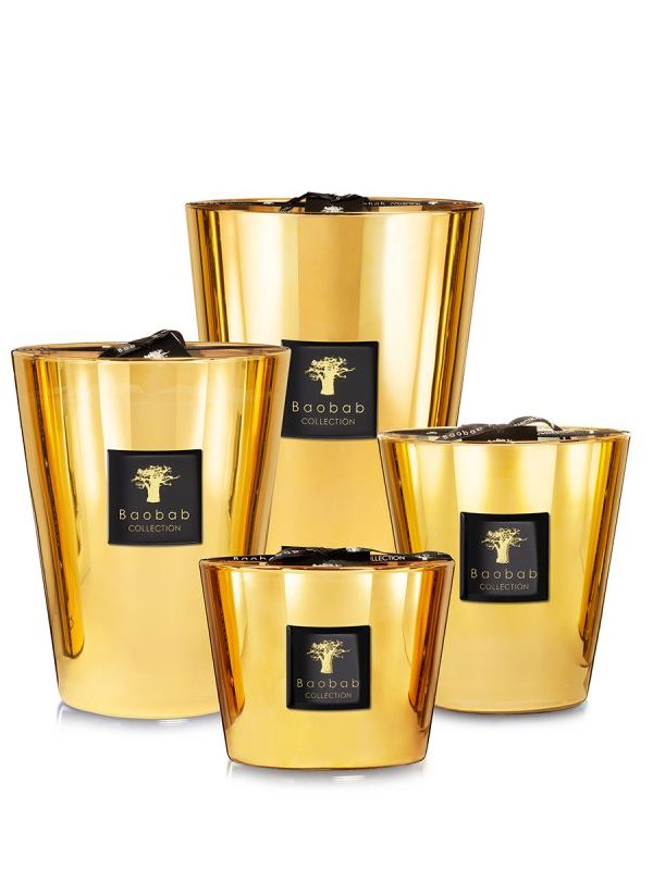 Baobab Aurum gold candle