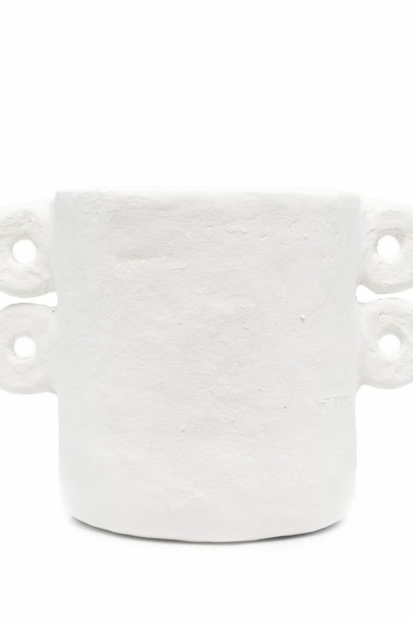 Serax two-loop Handle paper-mache pot