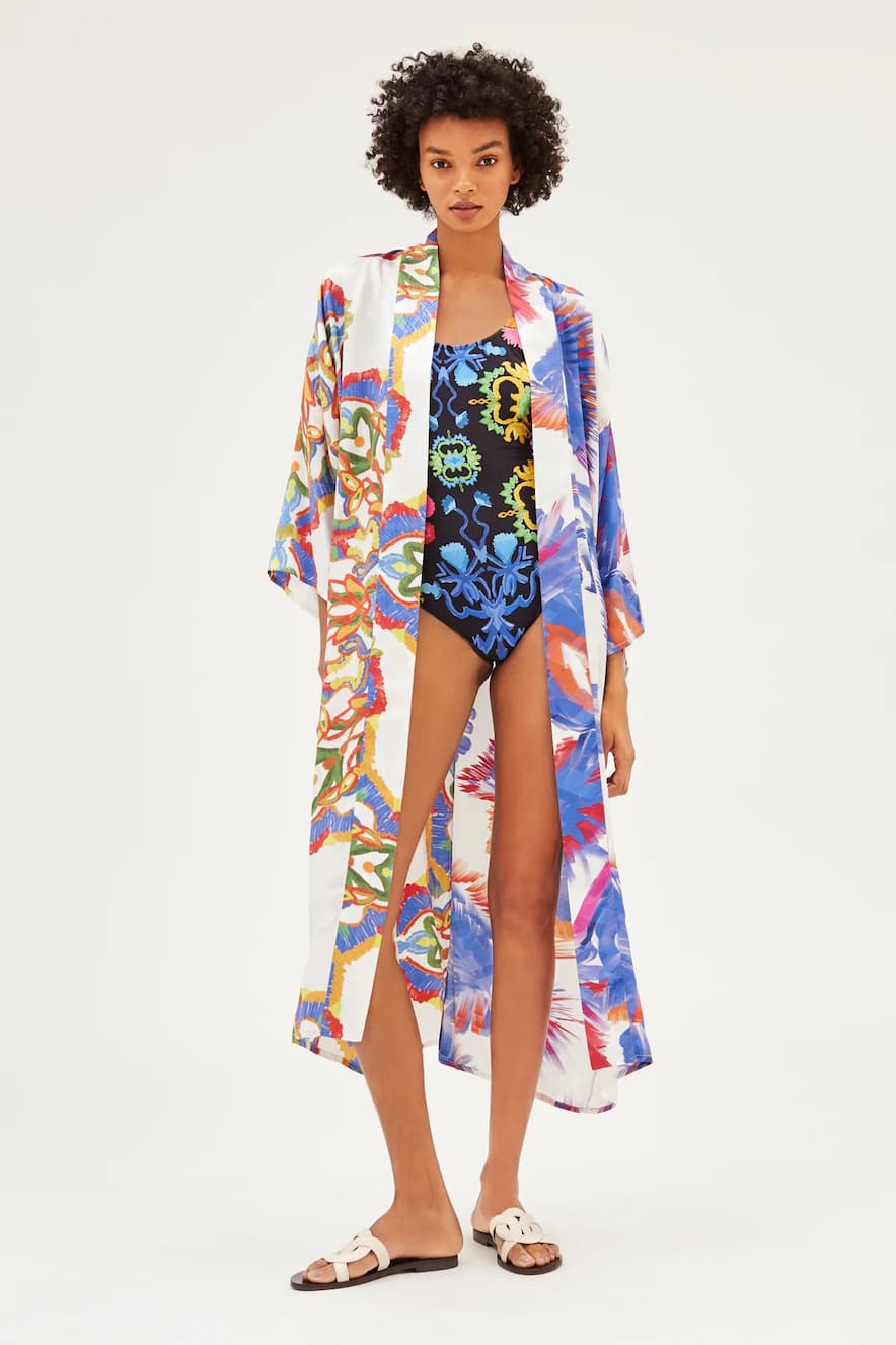 Rianna + Nina Carnaval Evening Kimono Coat worn by Pierre Cadeau