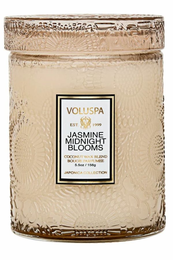 Voluspa Jasmine Midnight Blooms Small Jar Candle