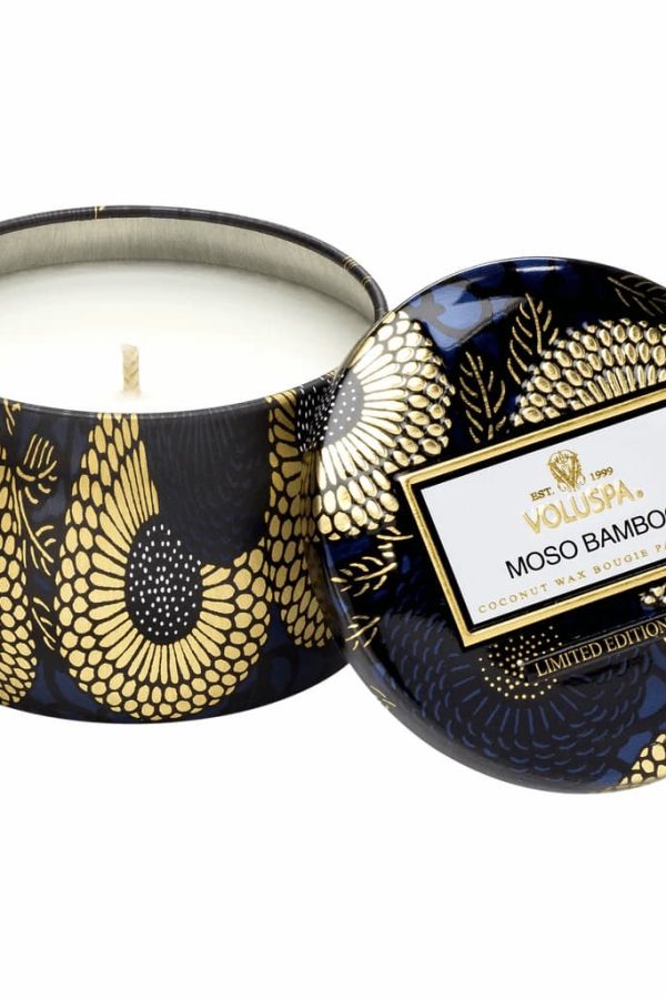 Voluspa Moso Bamboo Mini Tin Candle