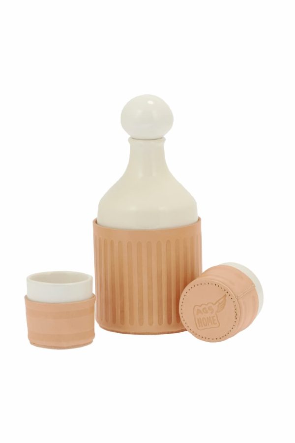 Ancient Greek Sandals Carafe Tsipouro Ceramic