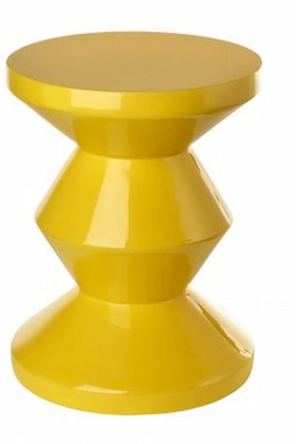 Zig Zag Stool Yellow