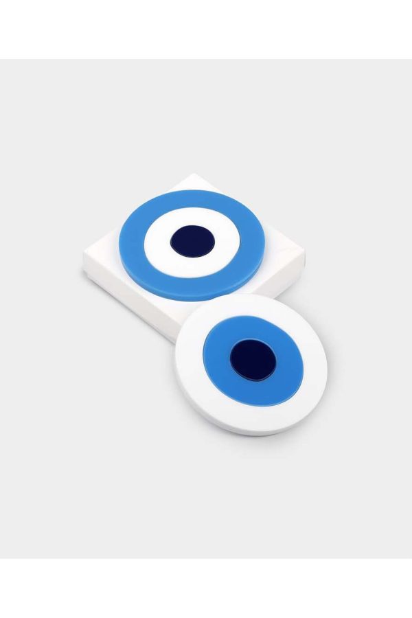 Coaster Plexi Glass Eye Set 2pcs