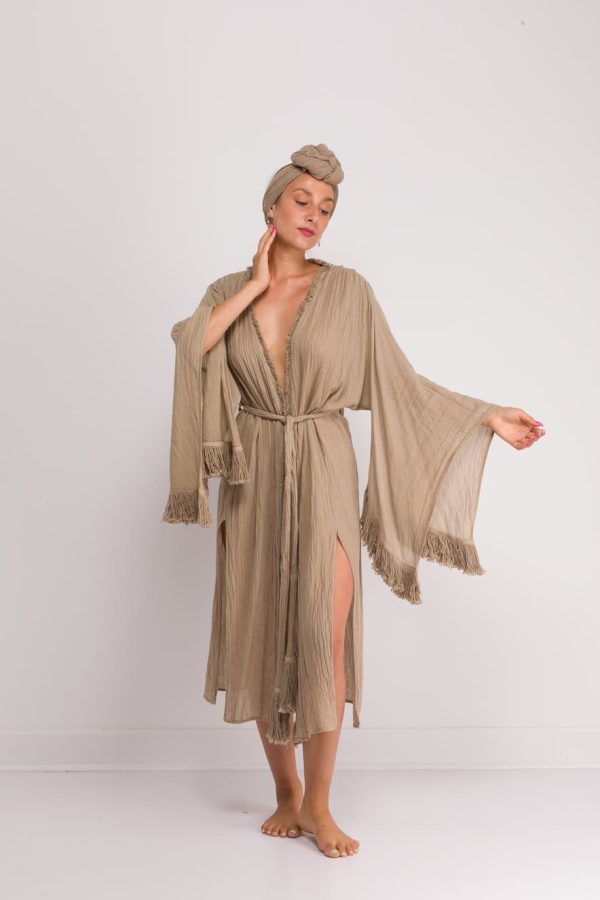 D' Artemide Cleopatra Kimono Mocha
