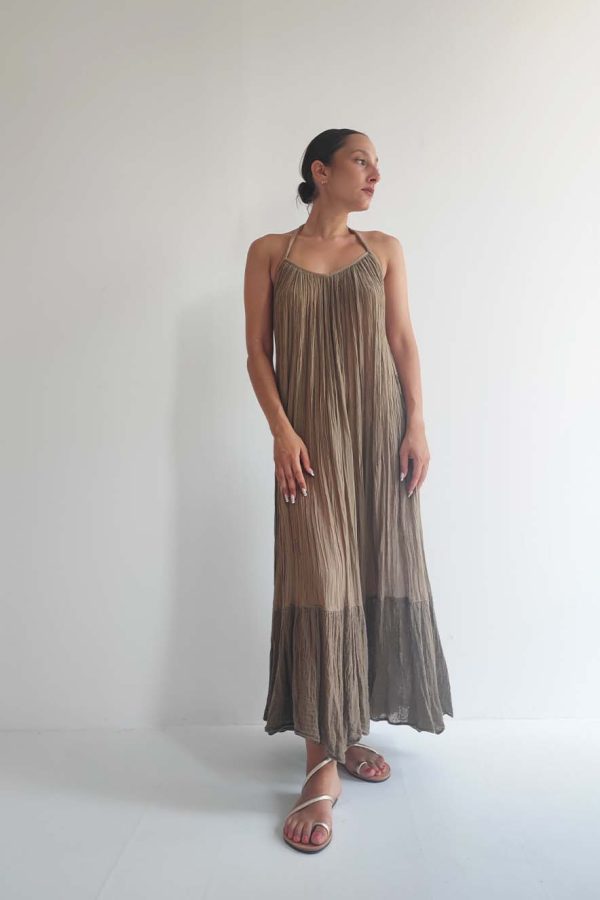 D'Artemide Nereid Maxi Dress Mocha