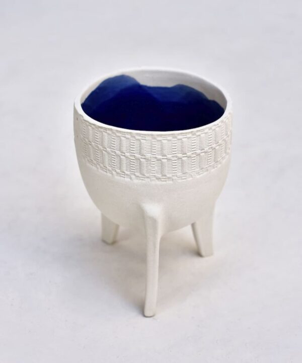 ZEUS + DIONE Cylix Tripod Bowl Pitcher Blue