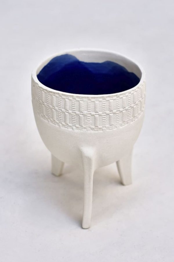 ZEUS + DIONE Cylix Tripod Bowl Pitcher Blue