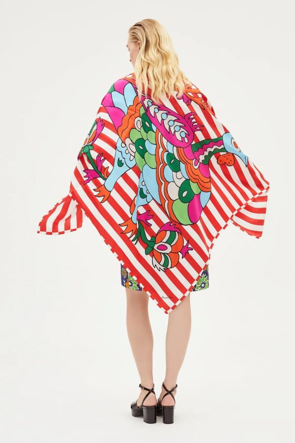 RIANNA + NINA GREEK Scarf Naftis Red