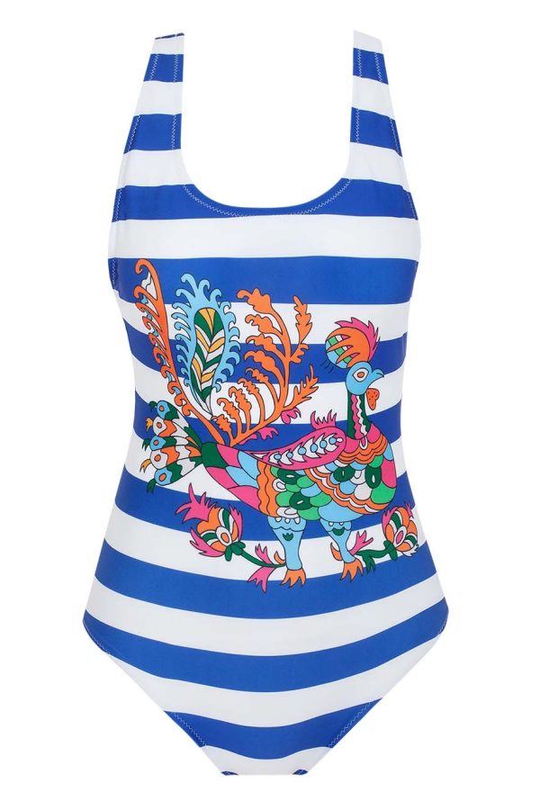 RIANNA + NINA Greek Swim Suit Naftis Blue Kokoras