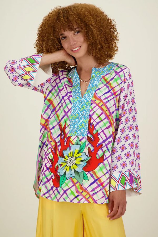 ME369 Alexa Artisan Placket Tunique