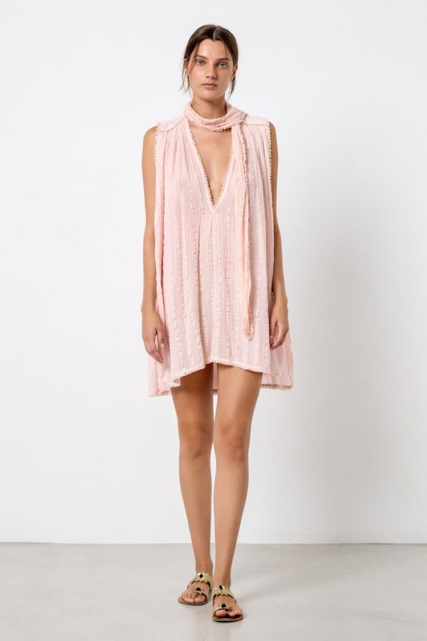 Christian Zen Penelope Mini Lurex Cover - Up Rose