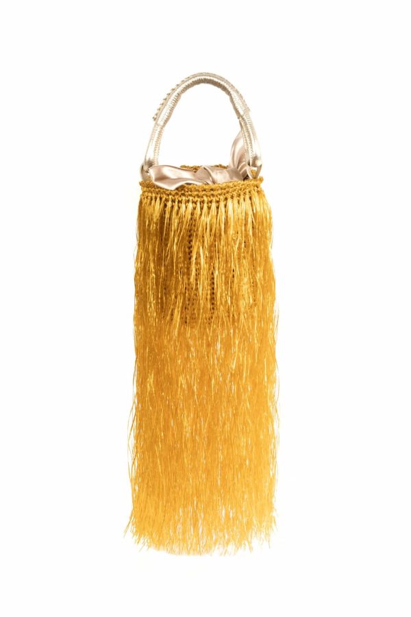 G&K Handcrafters Mustard Thin Tahiti Can Bag