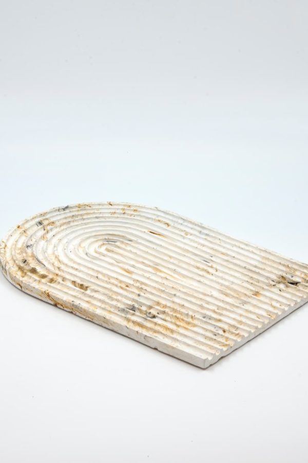 Bes Deco Rainbow Tray Small Marble Jesmo