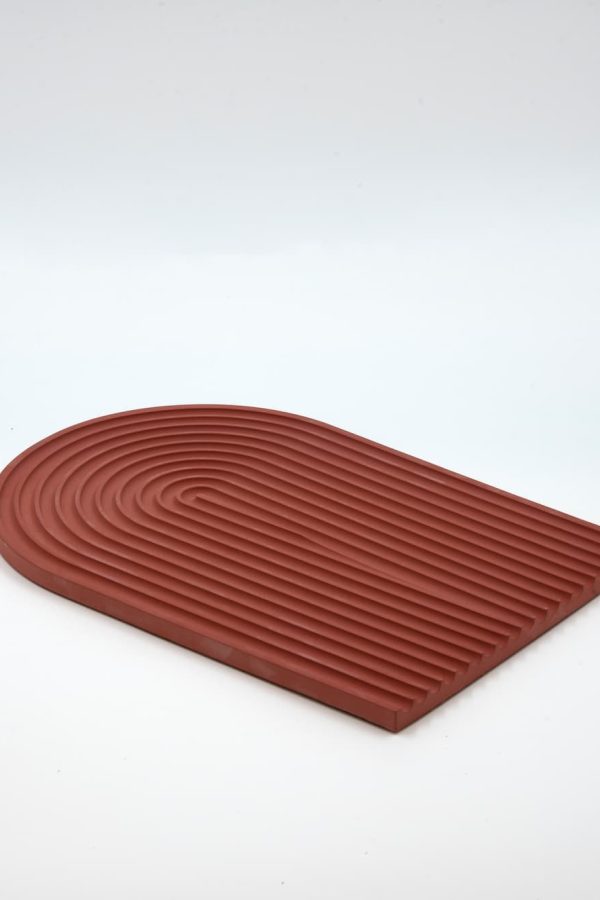 Bes Deco Rainbow Tray Small Terracota Dark