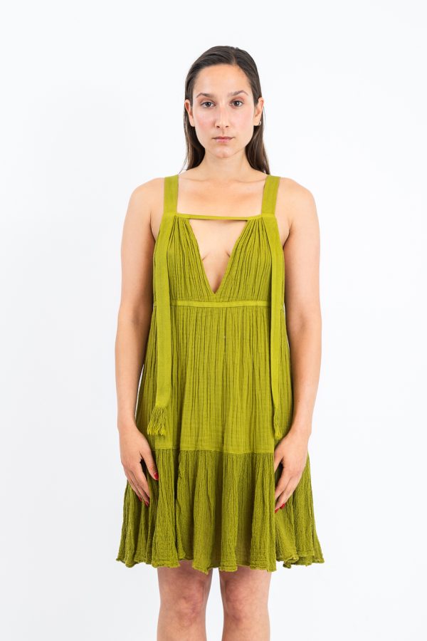 D'Artemide Dress Andromeda Mini Avocando