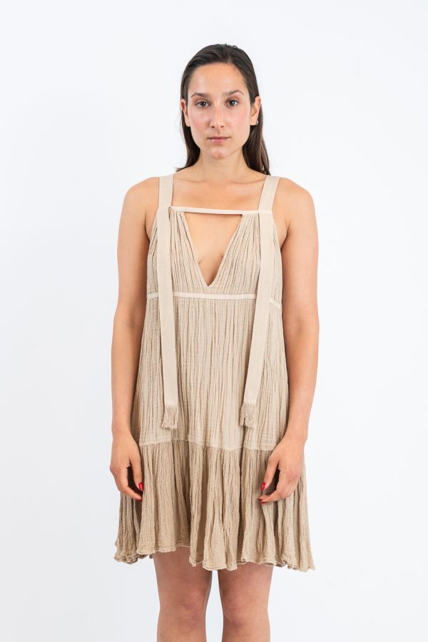 D'Artemide Dress Andromeda Mini Mocha