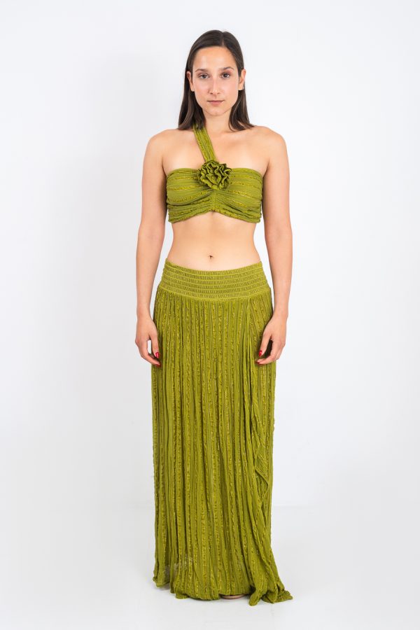 D'Artemide Estrella Skirt Avocando