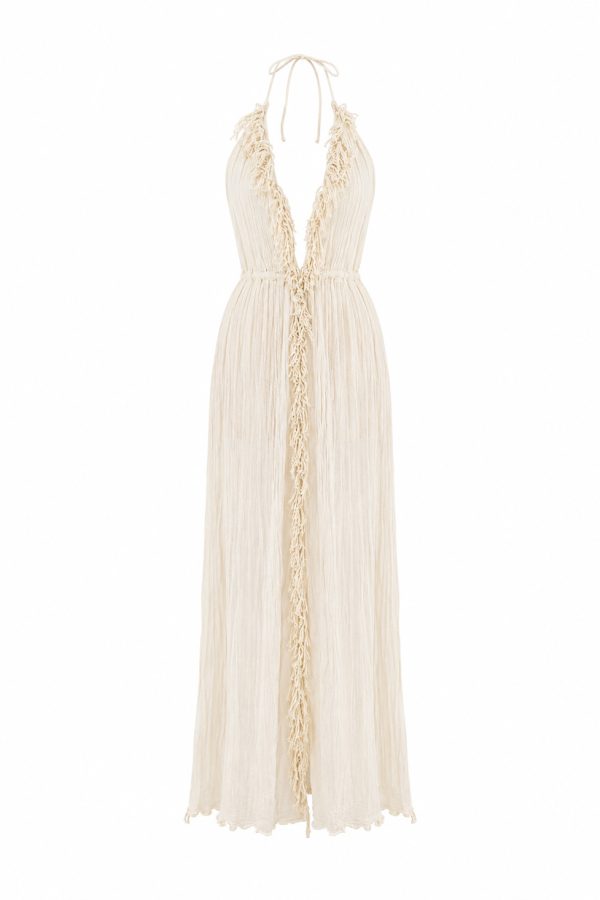 D'Artemide Long Dress Artemis Off White