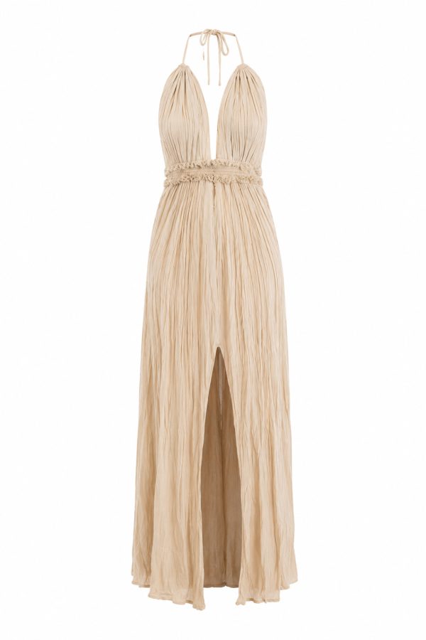 D'Artemide Long Dress Calypso Sand