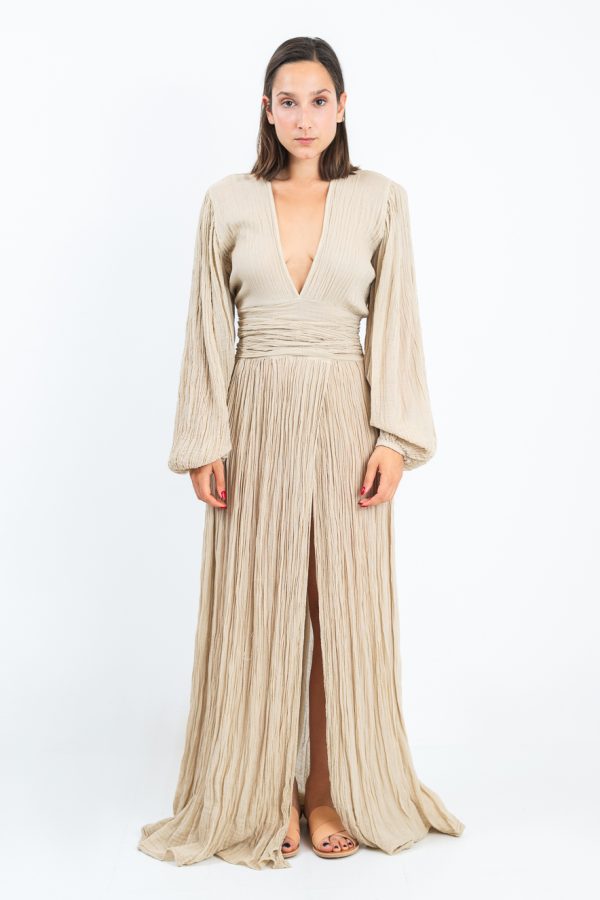 D'Artemide Maxi Dress Nephele Sand