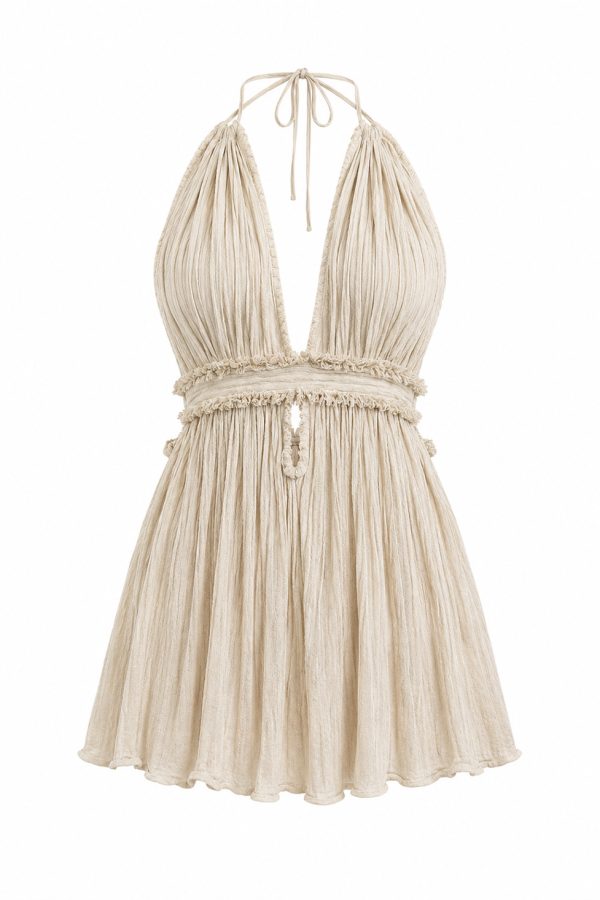 D'Artemide Mini Dress Calypso Sand