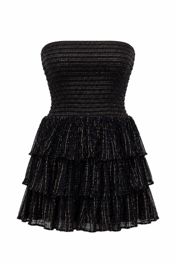 D'Artemide Mini Dress Medusa Black