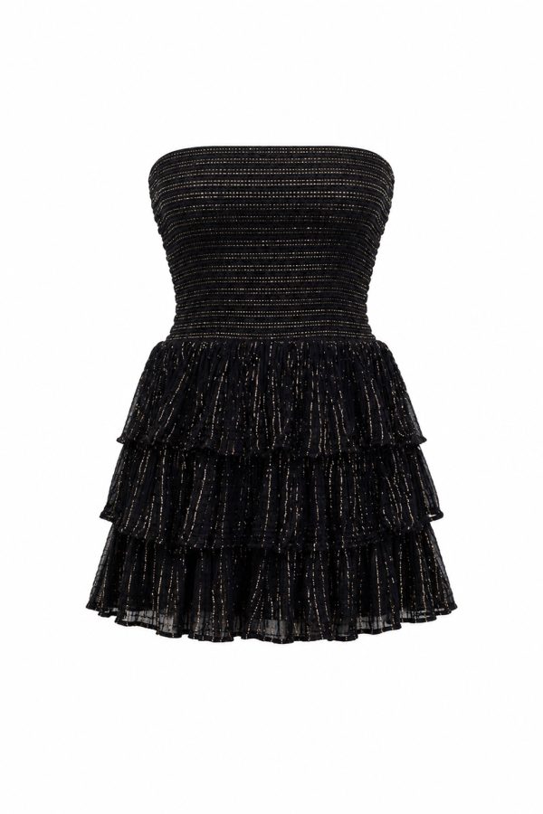 D'Artemide Mini Dress Medusa Black