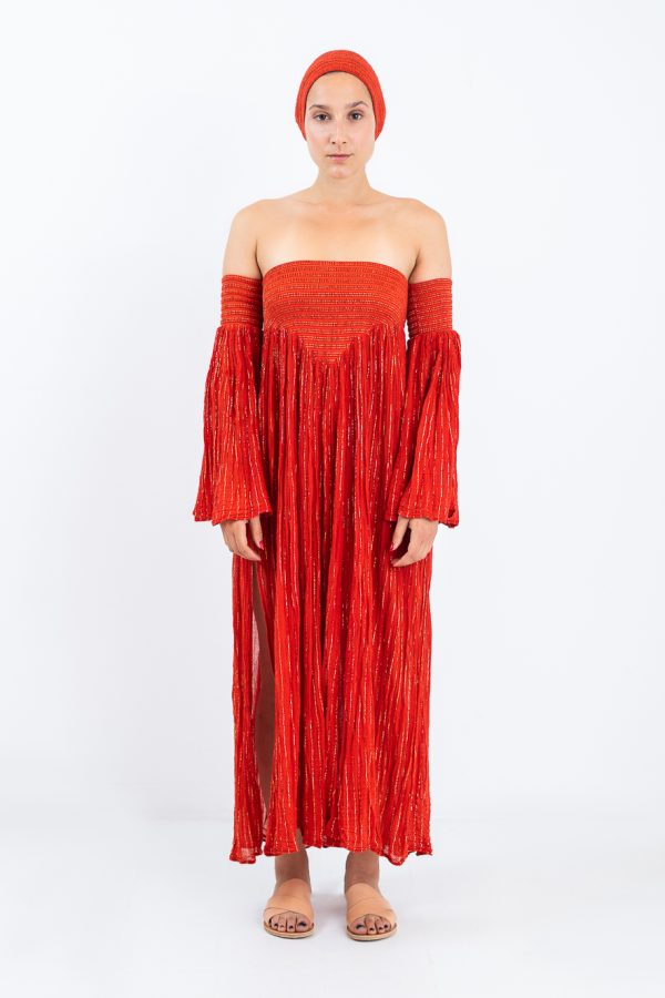 D'Artemide Ophelia Dress Papaya