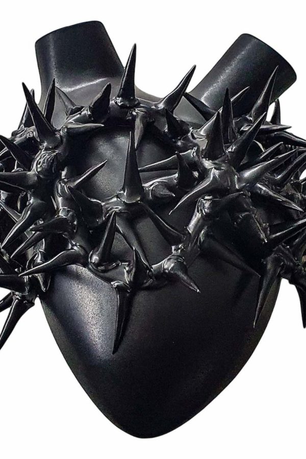 Elica Design Black Heart Vase