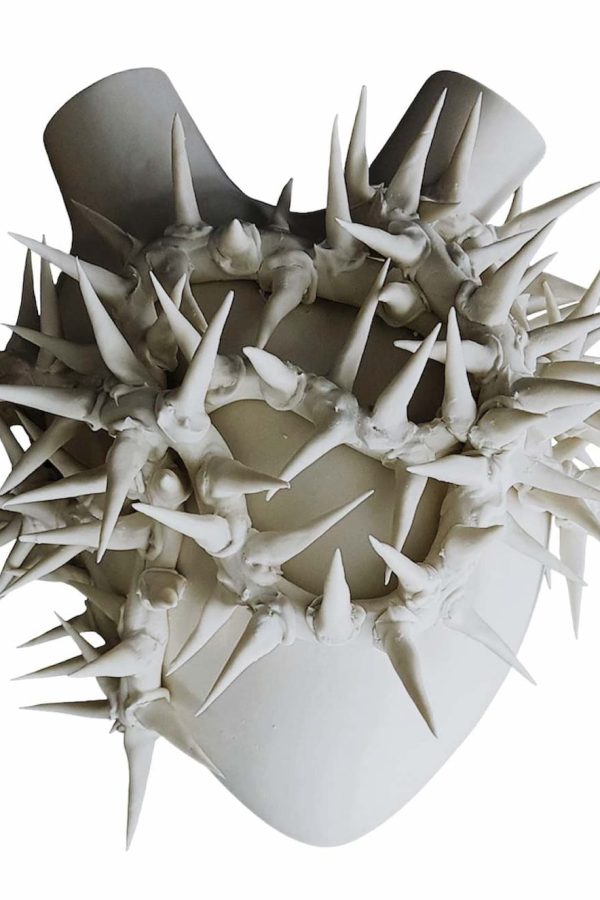 Elica Design Spinae Heart Wall Vase