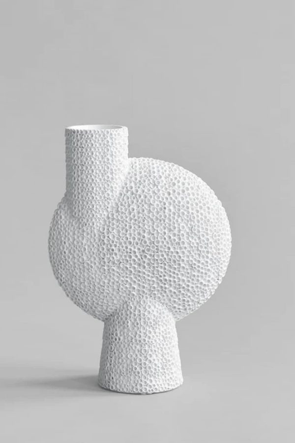 101 Copenhagen Sphere Vase Bubl Shisen Big Bone White