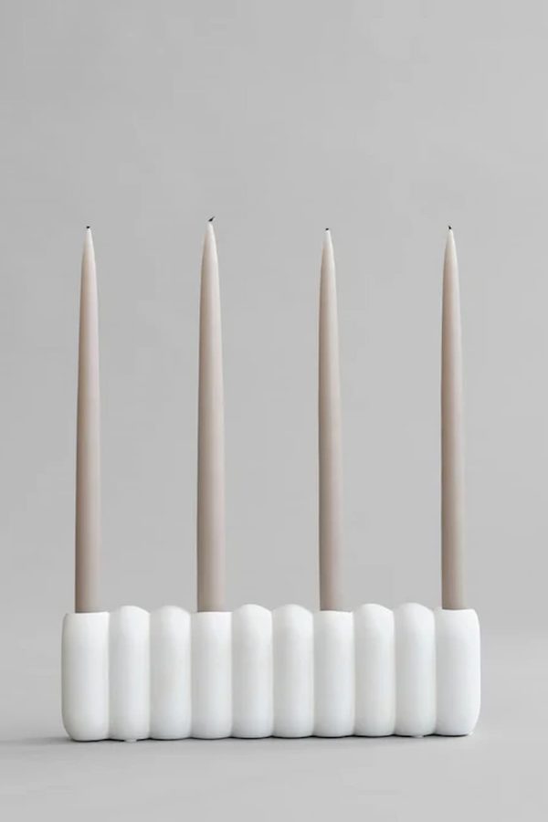 101 Copenhagen Tube Candle Holder Big Bone White