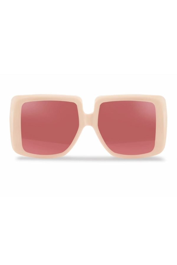 Christian Zen Elenor Sunglasses Off White