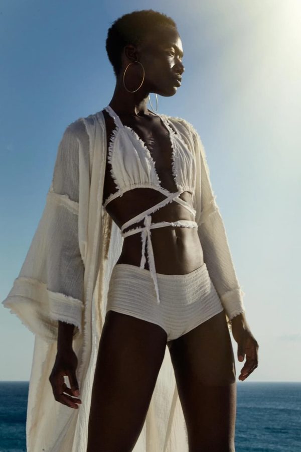 Christian Zen Lea Bikini Bottom Off White