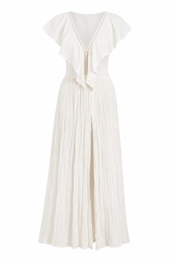 D'Artemide Serene Long Dress Off White