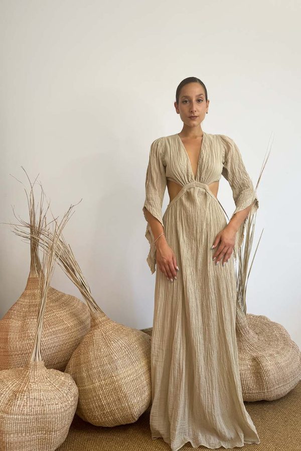 D'Artemide Antiope Dress Mocha