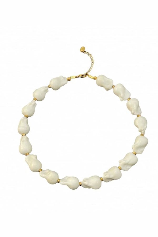Ifigenia Loukou Necklace White Mourano
