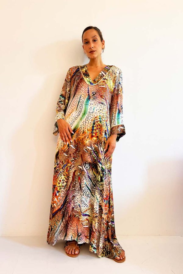 Nema Kaftan Printed Multi