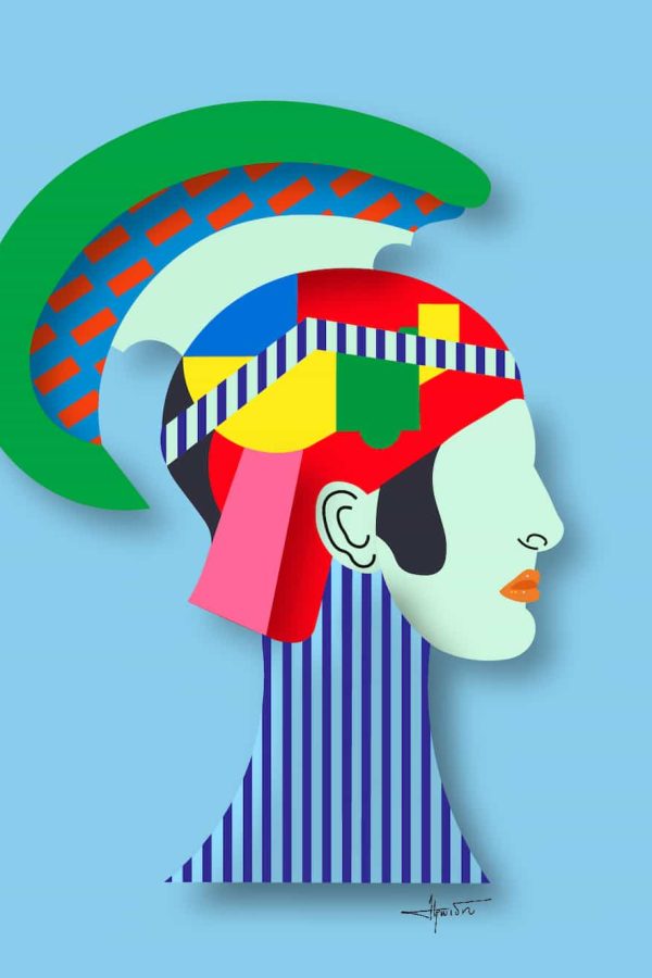 Antonia Iroidou Plexiglass Achilles