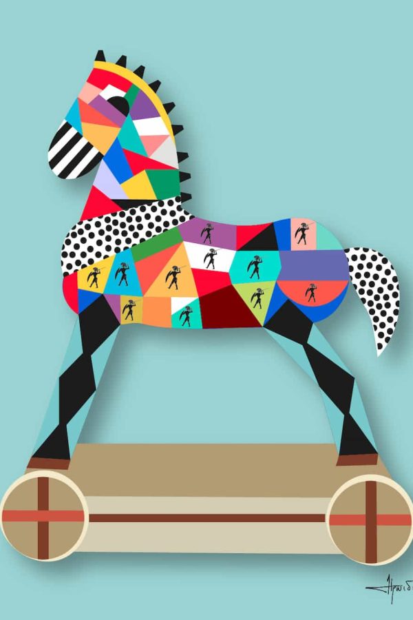 Antonia Iroidou Plexiglass Trojan Horse