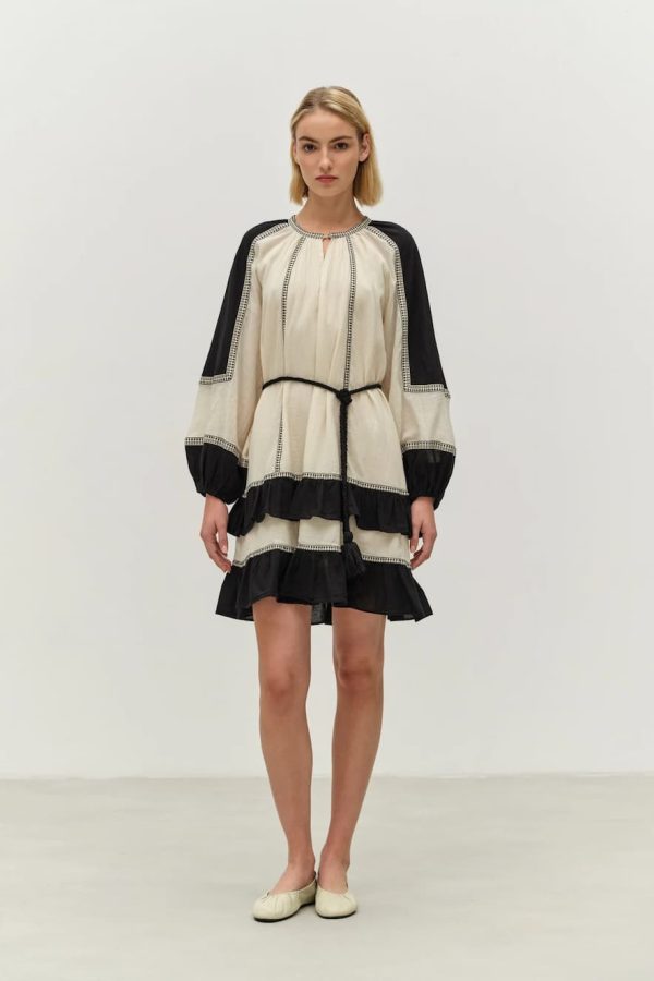 Devotion Dress Short with Belt Emphasis