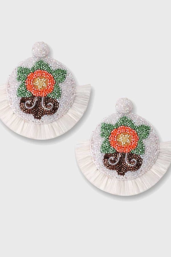 Olivia Dar Mosaic Tulip Earrings