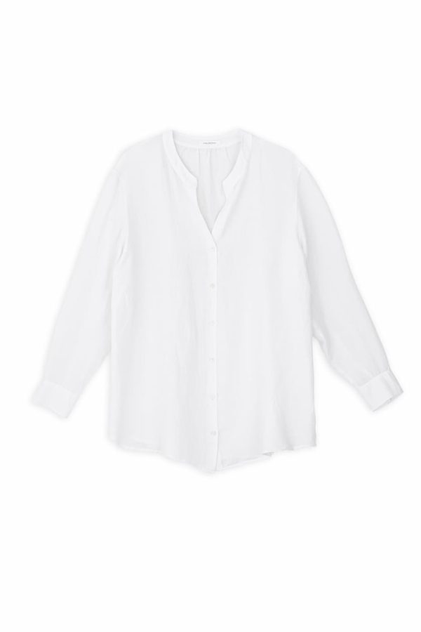 Philosophy Gauze Oversized Shirt  White