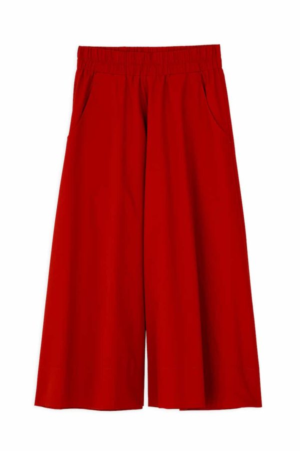 Philosophy Poplin Jupe Culotte Dark Orange