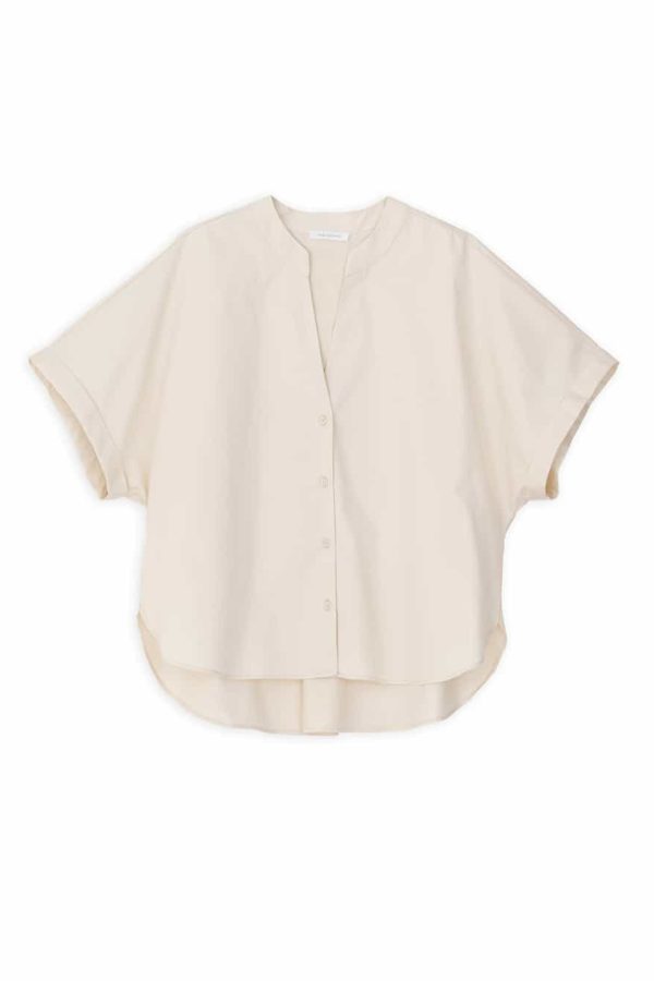 Philosophy Poplin Oversized Shirt Cream