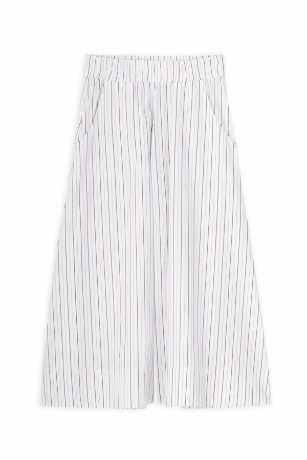 Philosophy Poplin Stripes Jupe Culotte White Stripes