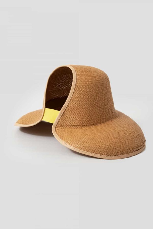 Blanc June Hat Biscuit Yellow