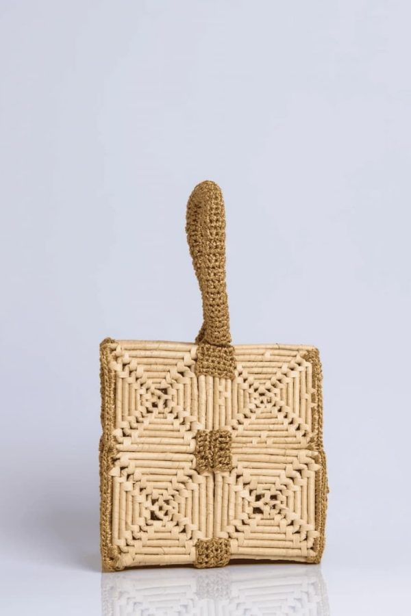 Catarina Mina Mosaico Sac Natural Light Gold