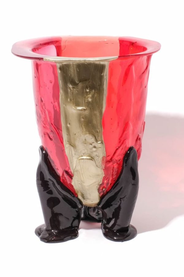 Corsi Amazonia Vase Extra Colour Dark Salmon, Pink, Bronze, Red, Aubergine